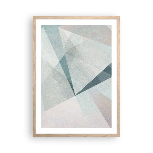 Plakat w ramie jasny dąb - Spokojnie choć dynamicznie - 50x70 cm