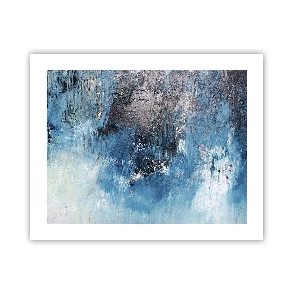 Plakat - Błękitna rapsodia - 50x40 cm