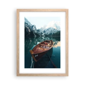 Plakat w ramie jasny dąb - Jak na szkle malowane - 30x40 cm