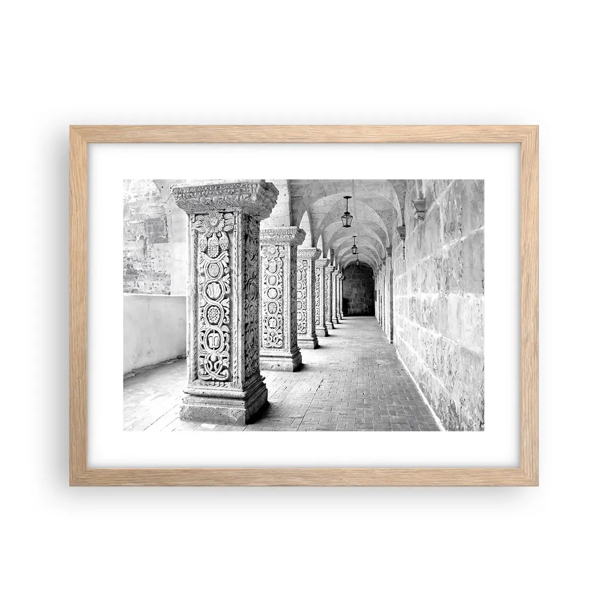 Plakat w ramie jasny dąb - A dokąd to…? - 40x30 cm