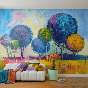 Fototapeta Standard Eco - Kula - kształt ideału - Abstrakcja, Krajobraz, Grafika - 300x210 cm