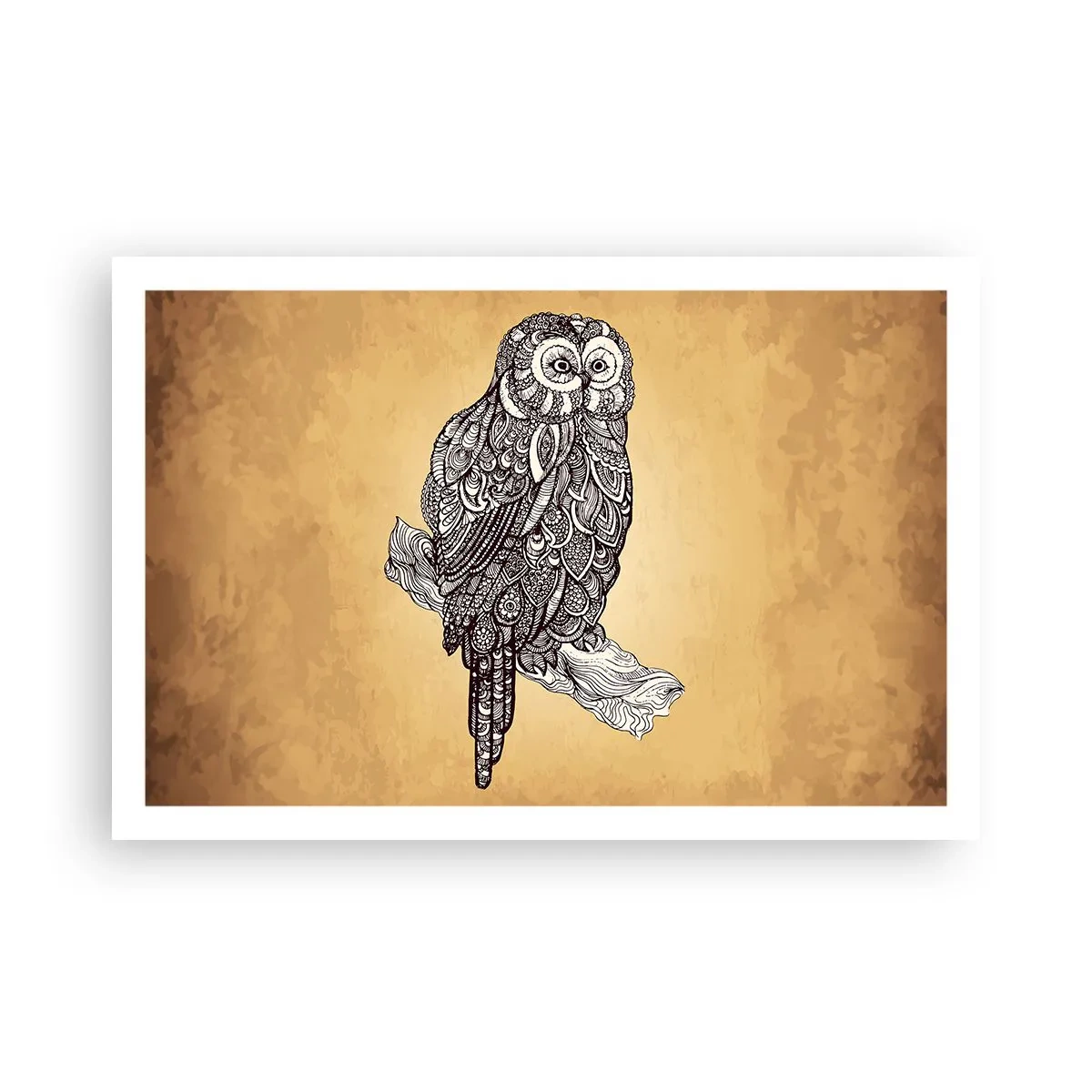 Plakat - Misterne ornamenty mądrości - 91x61 cm