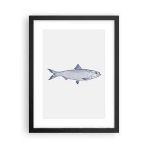 Plakat w czarnej ramie - Pozdrowienia z północnych mórz - 30x40 cm