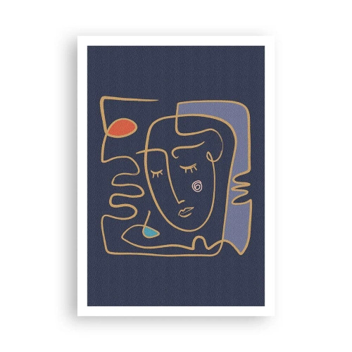 Plakat - W zamyśleniu - 70x100 cm