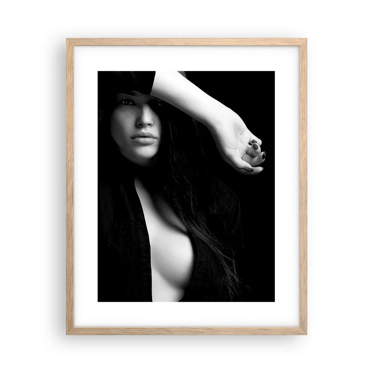 Plakat w ramie jasny dąb - Szkoła uwodzenia - 40x50 cm