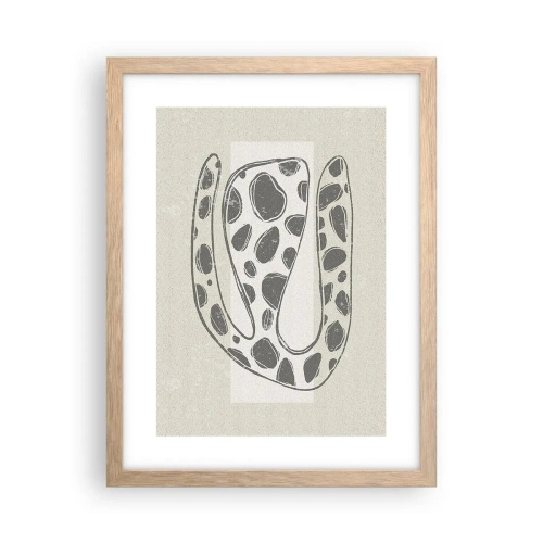 Plakat w ramie jasny dąb - Przedziwne stworzenie - 30x40 cm