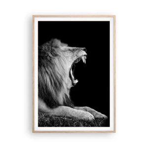 Plakat w ramie jasny dąb - Bez żadnych wątpliwości - 70x100 cm