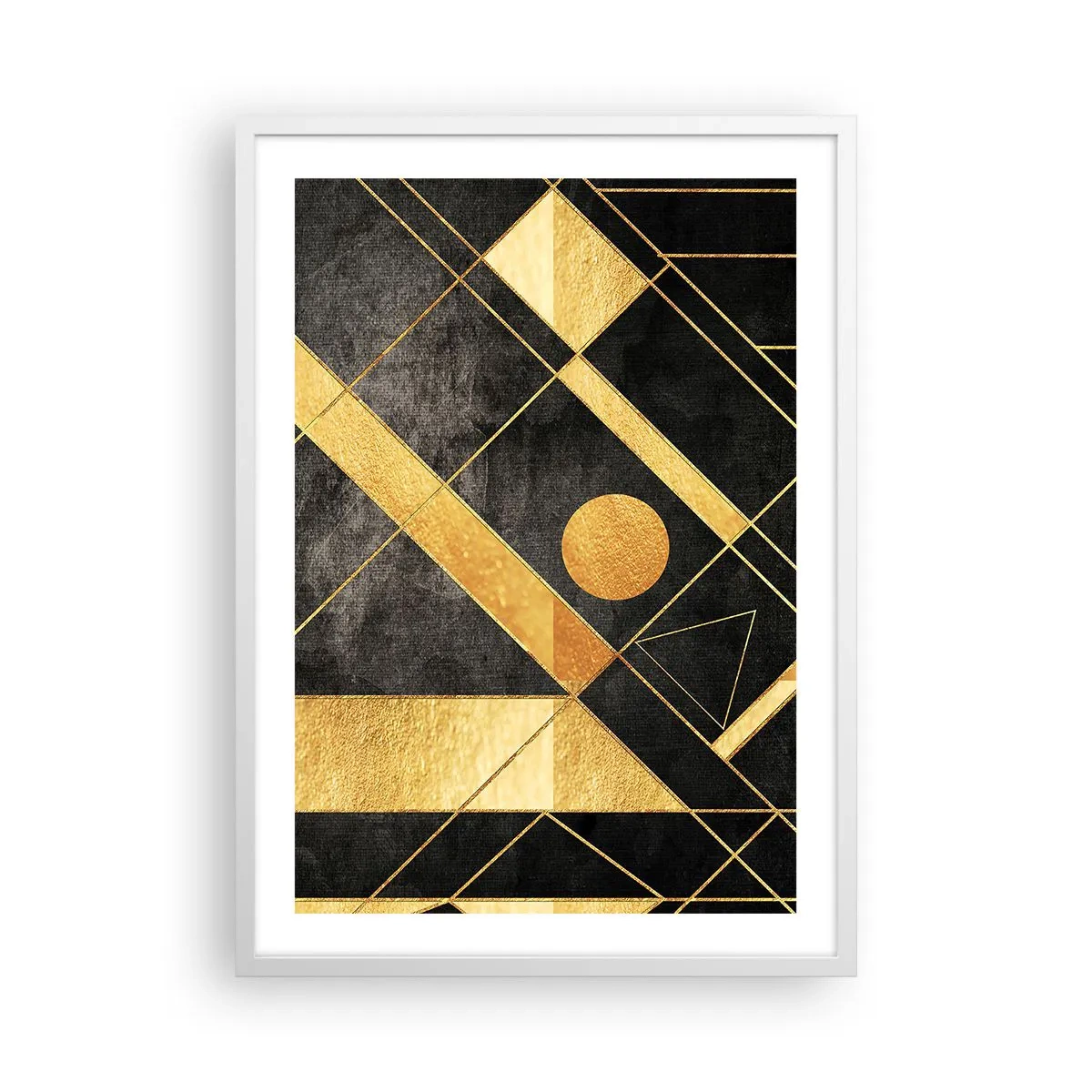 Plakat w białej ramie - Słońce pustyni - 50x70 cm