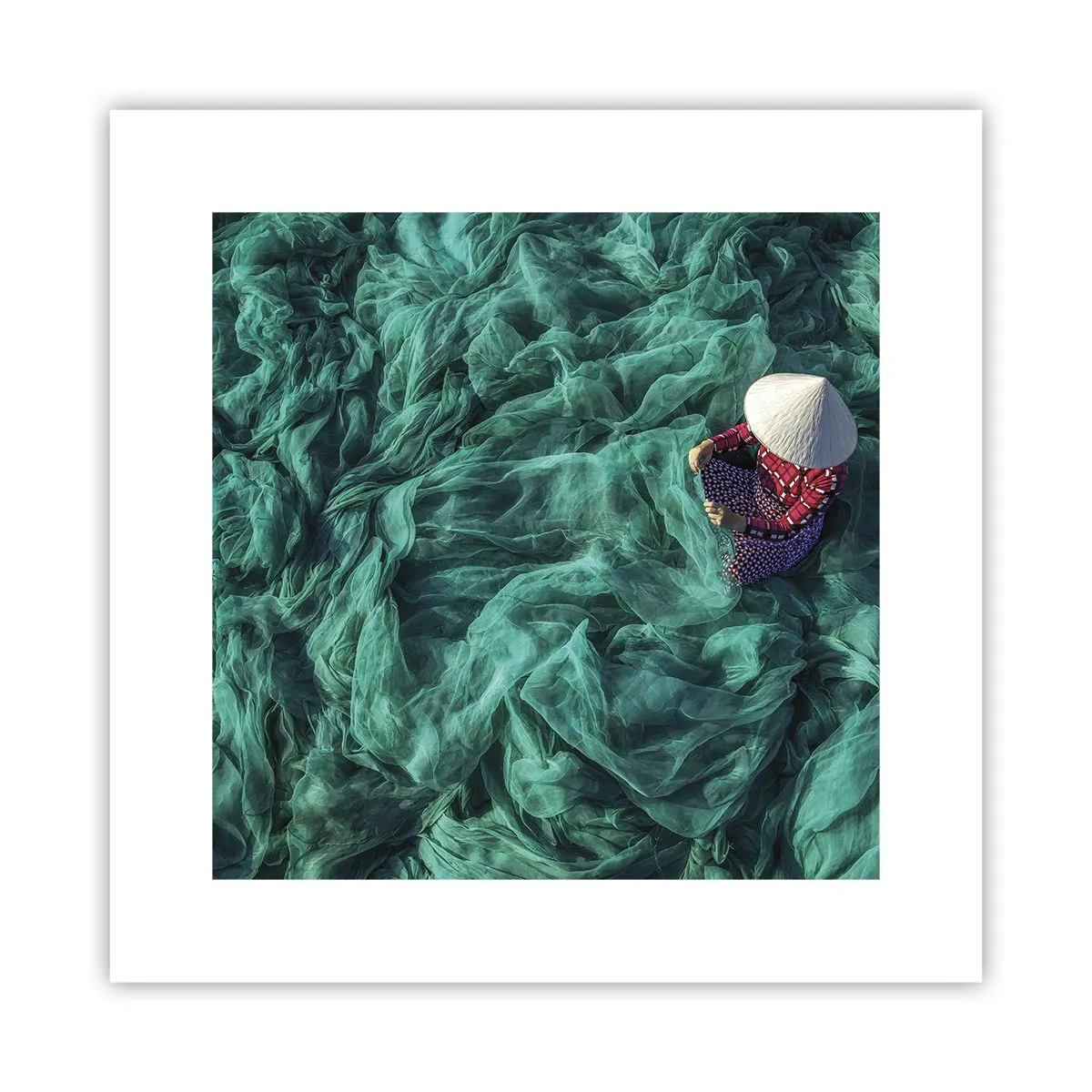 Plakat - W morzu sieci - 30x30 cm