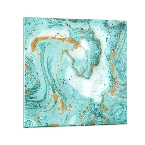 Obraz na szkle - Pod wielką falą z epoki Edo - 70x70 cm