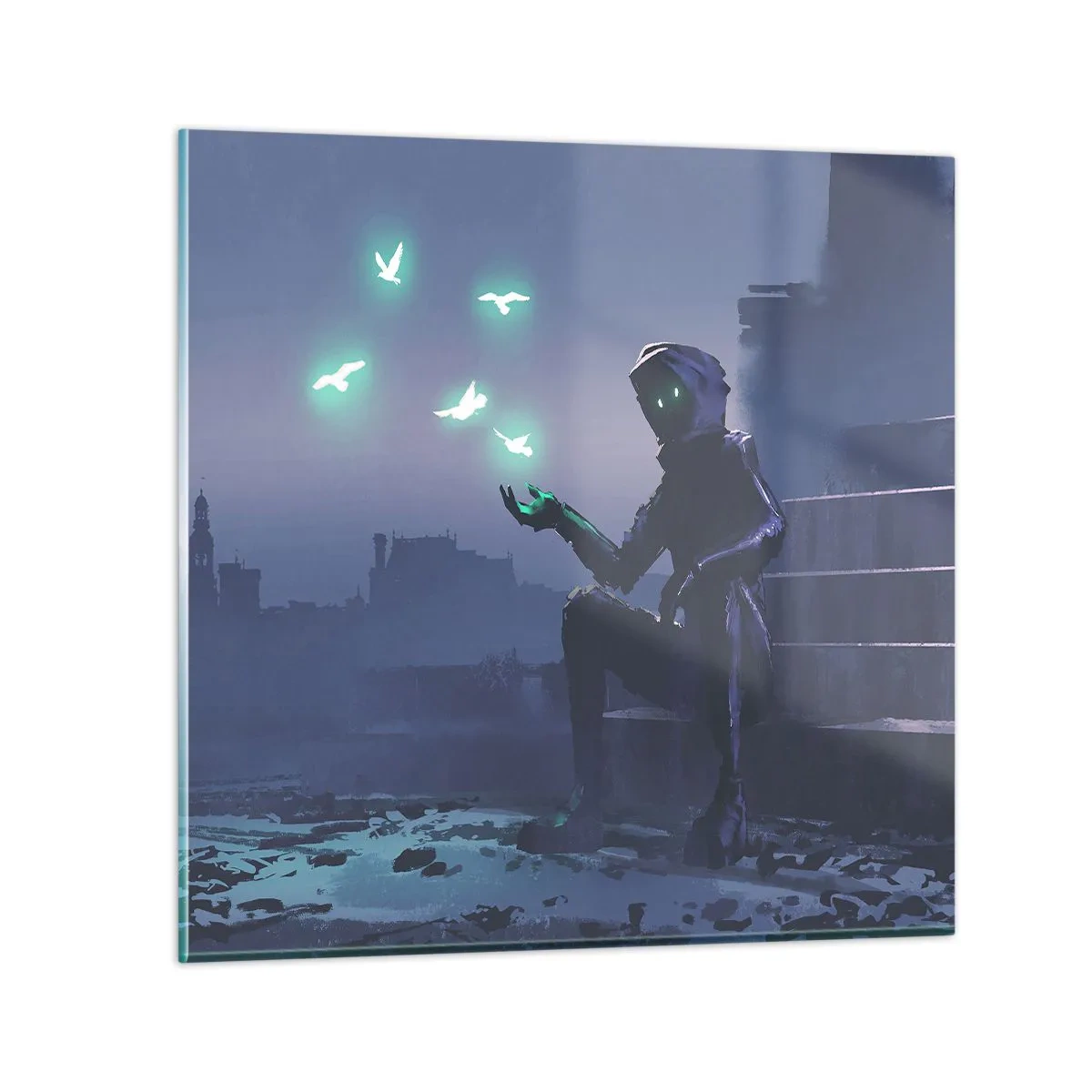 Obraz na szkle - Życie powróci - 70x70 cm