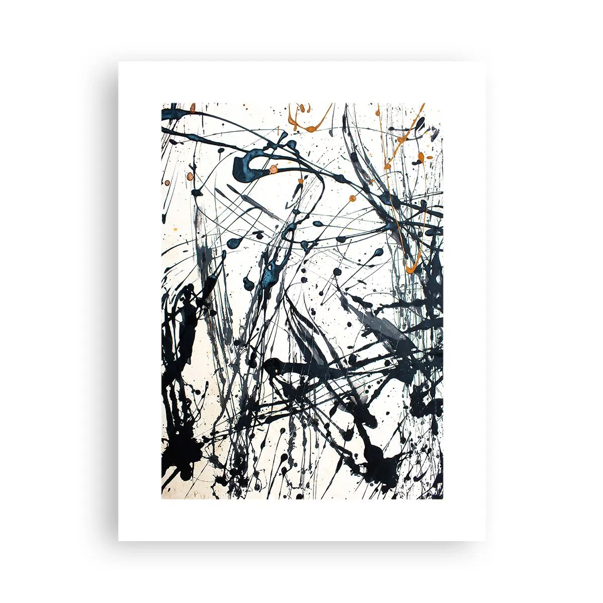 Plakat - Abstrakcja ekspresjonistyczna - 30x40 cm