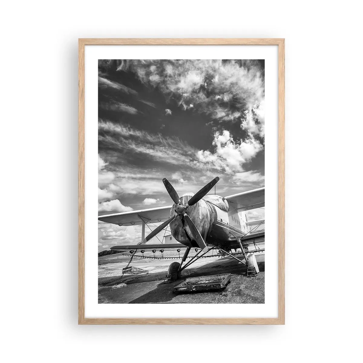 Plakat w ramie jasny dąb - Nie mogę się doczekać! - 50x70 cm