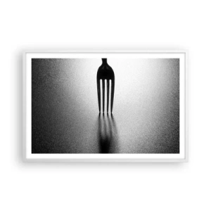 Plakat w białej ramie - Światło i cień - 91x61 cm