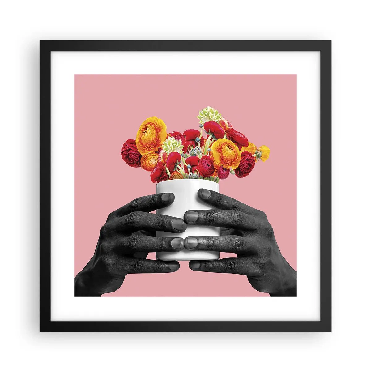 Plakat w czarnej ramie - Apoteoza życia - 40x40 cm