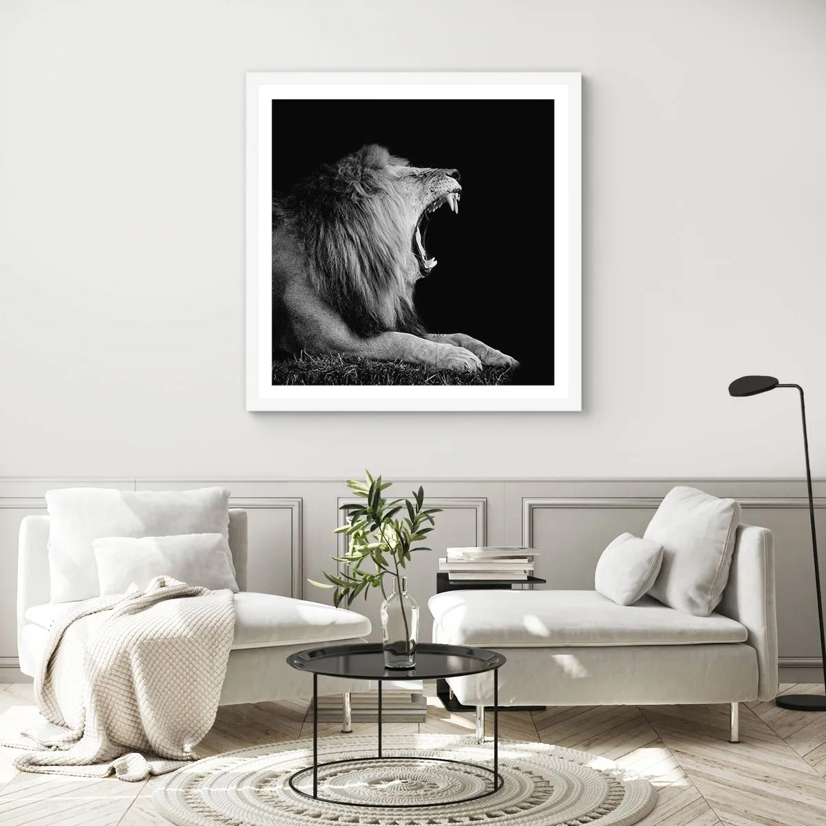 Plakat w białej ramie - Bez żadnych wątpliwości - 40x40 cm