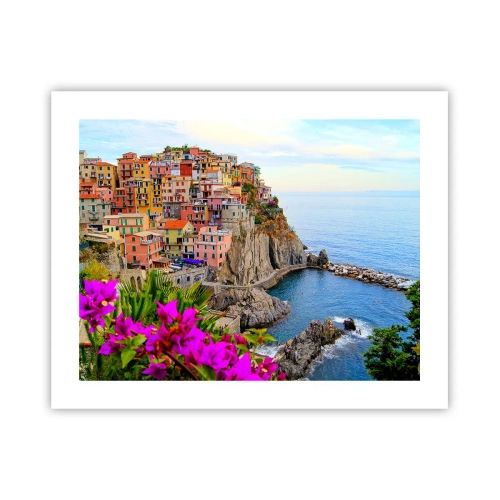 Plakat - Śmiejące się miasto - 50x40 cm