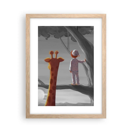 Plakat w ramie jasny dąb - To się naprawdę dzieje - 30x40 cm