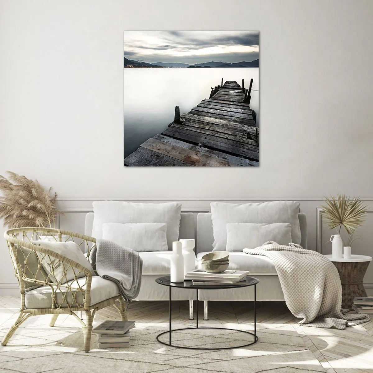 Obraz na szkle - Zanurzyć się w spokoju - 40x40 cm