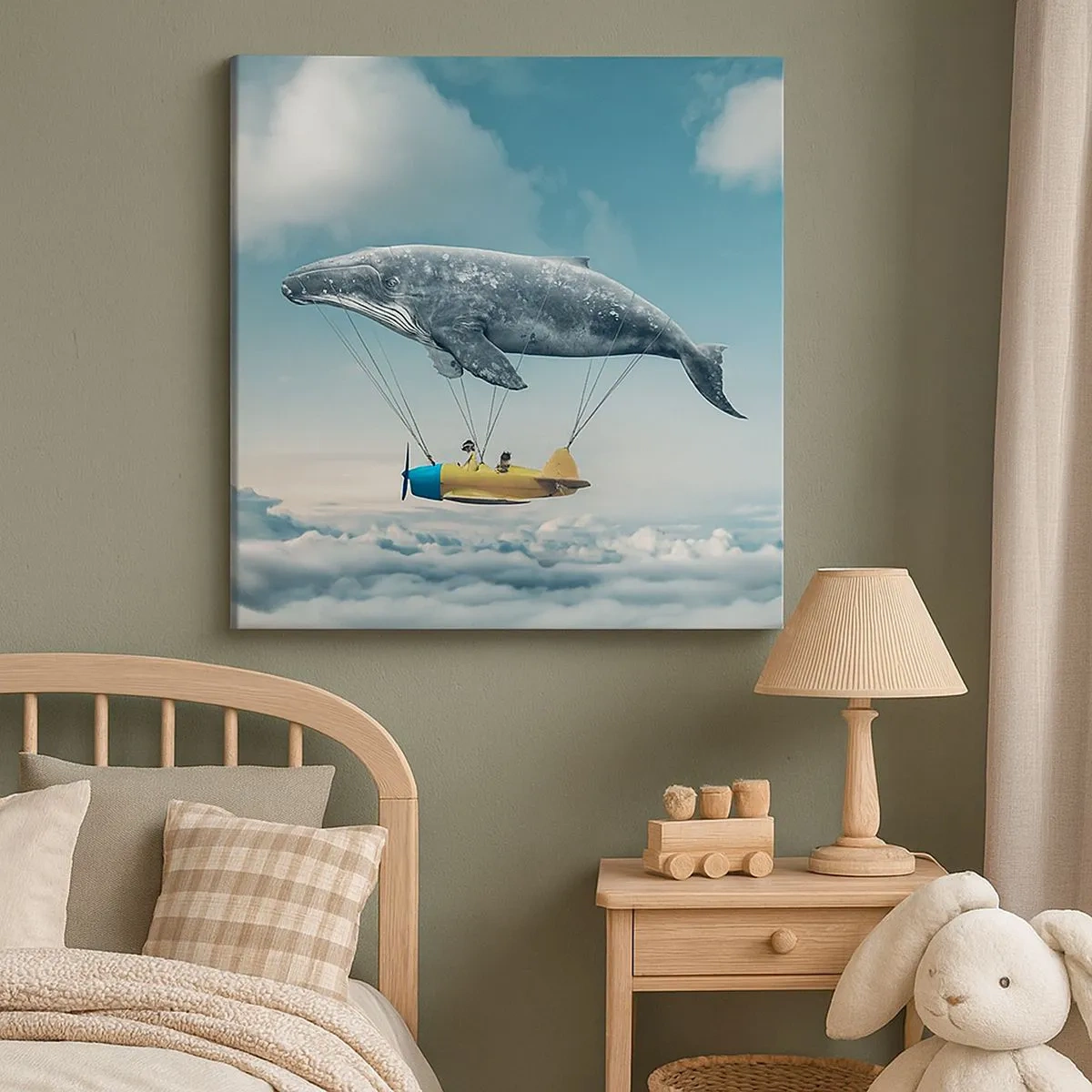 Obraz na płótnie - Dlaczego nie? - 30x30 cm