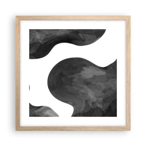 Plakat w ramie jasny dąb - Droga Mleczna - 40x40 cm