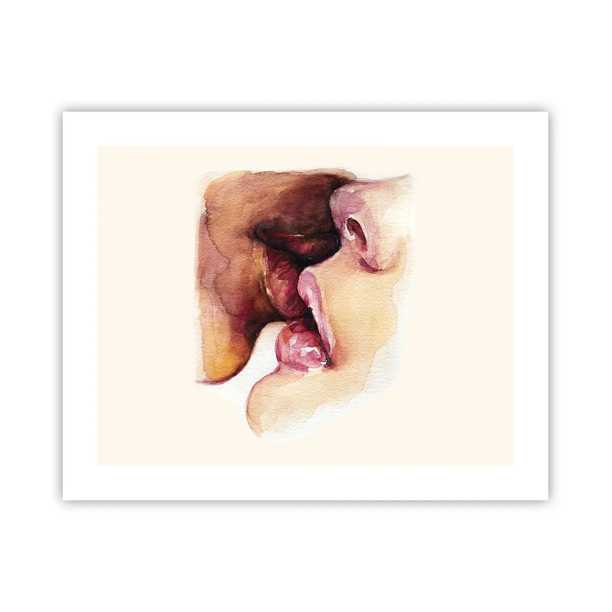 Plakat - Jak noc i dzień, ziemia i niebo - 50x40 cm