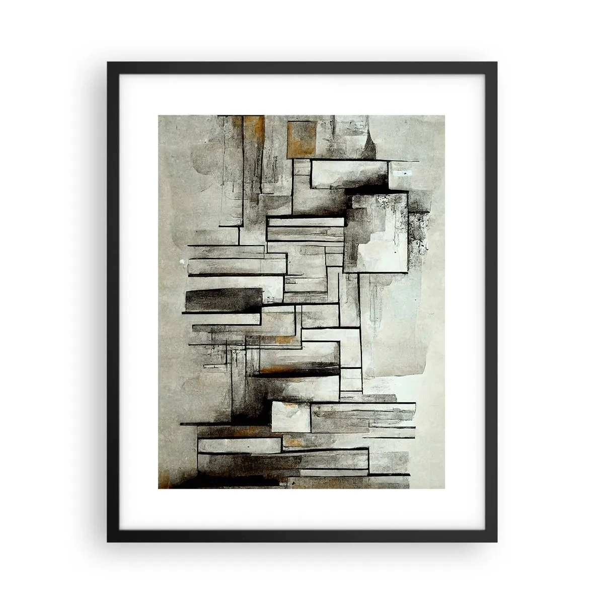 Plakat w czarnej ramie - Siła prostoty - 40x50 cm