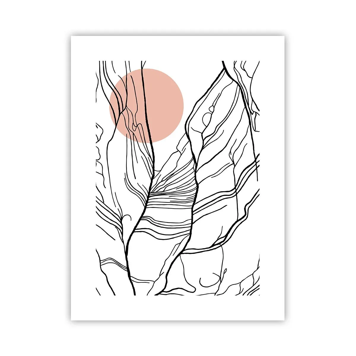 Plakat - W sieci gałązek - 30x40 cm