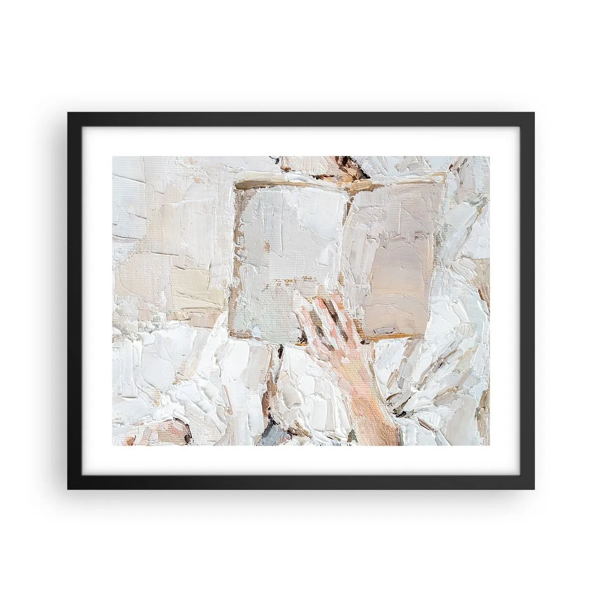 Plakat w czarnej ramie - W innym świecie - 50x40 cm