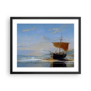 Plakat w czarnej ramie - Woda, ziemia, powietrze - 50x40 cm