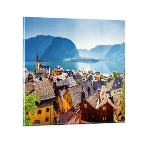 Obraz na szkle - Bardziej malowniczo się nie da - 50x50 cm