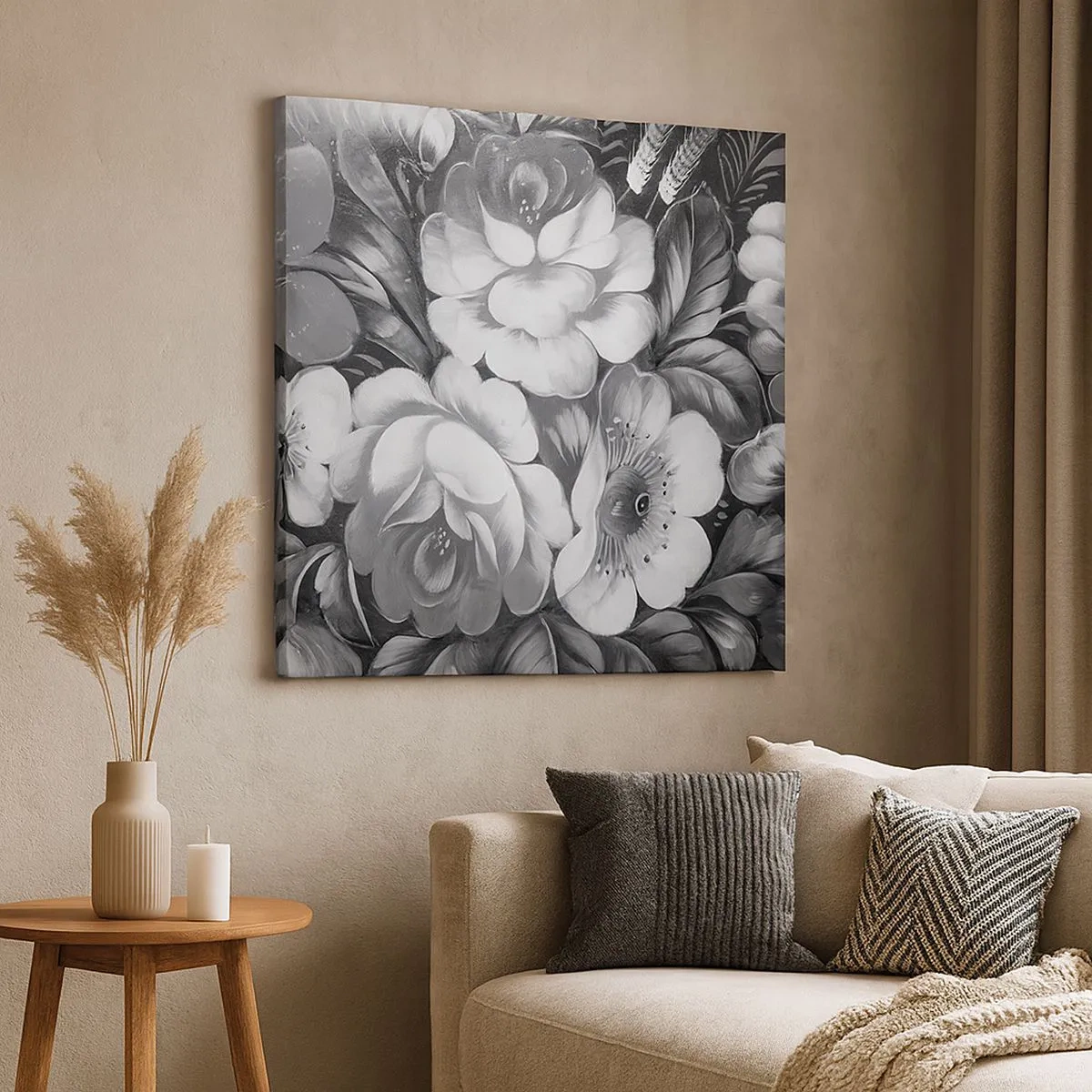 Obraz na płótnie - Piękne nawet w szarości - 30x30 cm