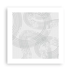 Plakat - Nie ma prostej drogi - 40x40 cm