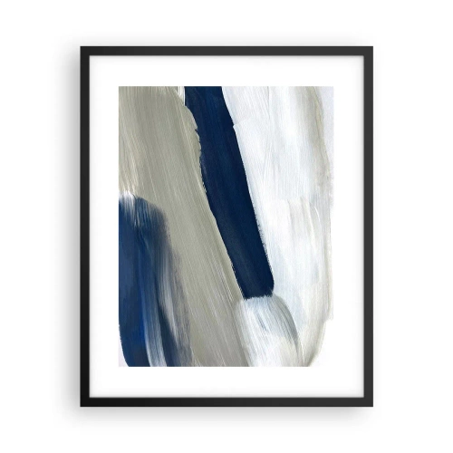 Plakat w czarnej ramie - Spotkanie z bielą - 40x50 cm