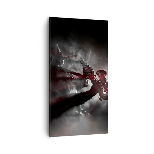 Obraz na płótnie - W oparach jazzu - 55x100 cm