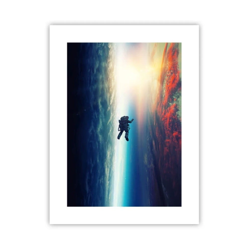 Plakat - Mierzyć się ze wszechświatem - 30x40 cm