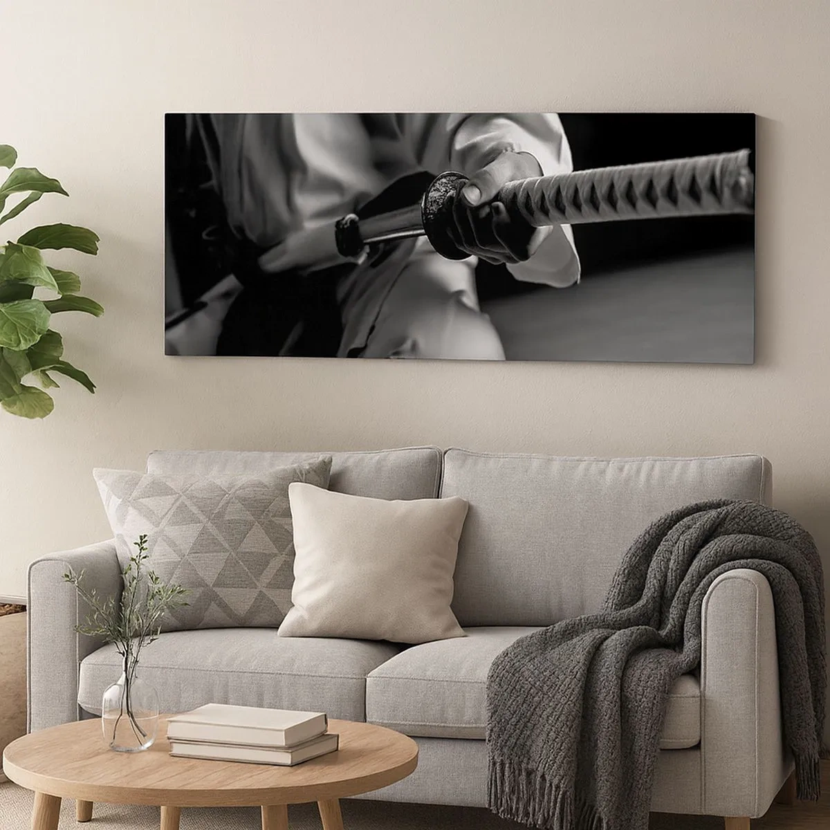 Obraz na płótnie - Dusza wojownika - 100x40 cm