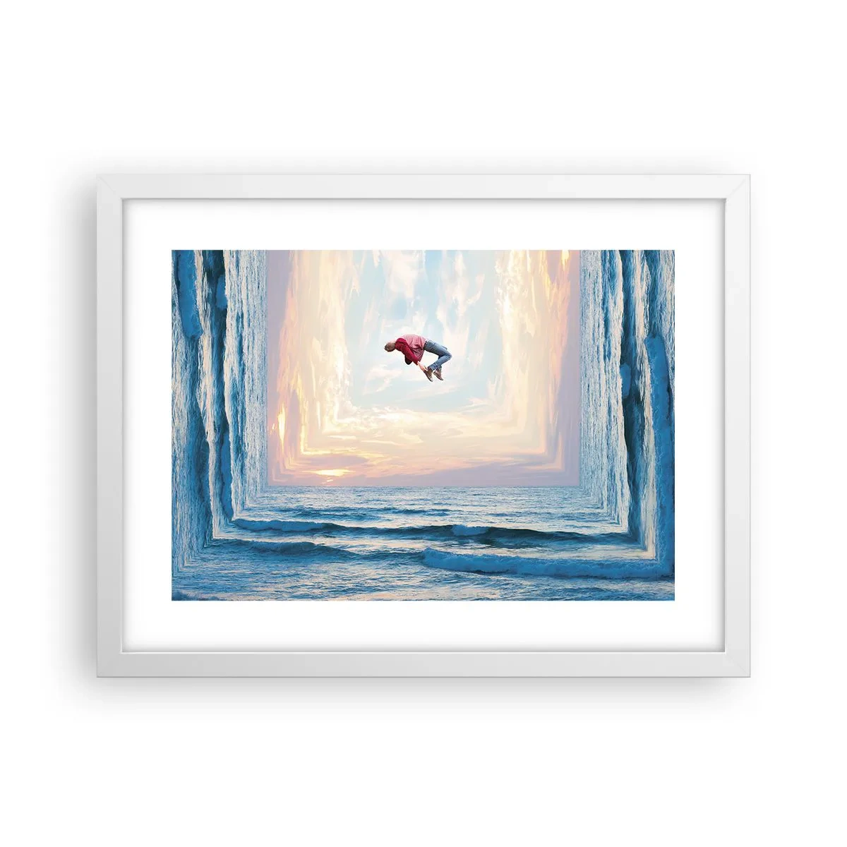 Plakat w białej ramie - Do innego wymiaru - 40x30 cm