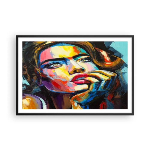 Plakat w czarnej ramie - Marzenia jak ptaki szybują po niebie - 91x61 cm