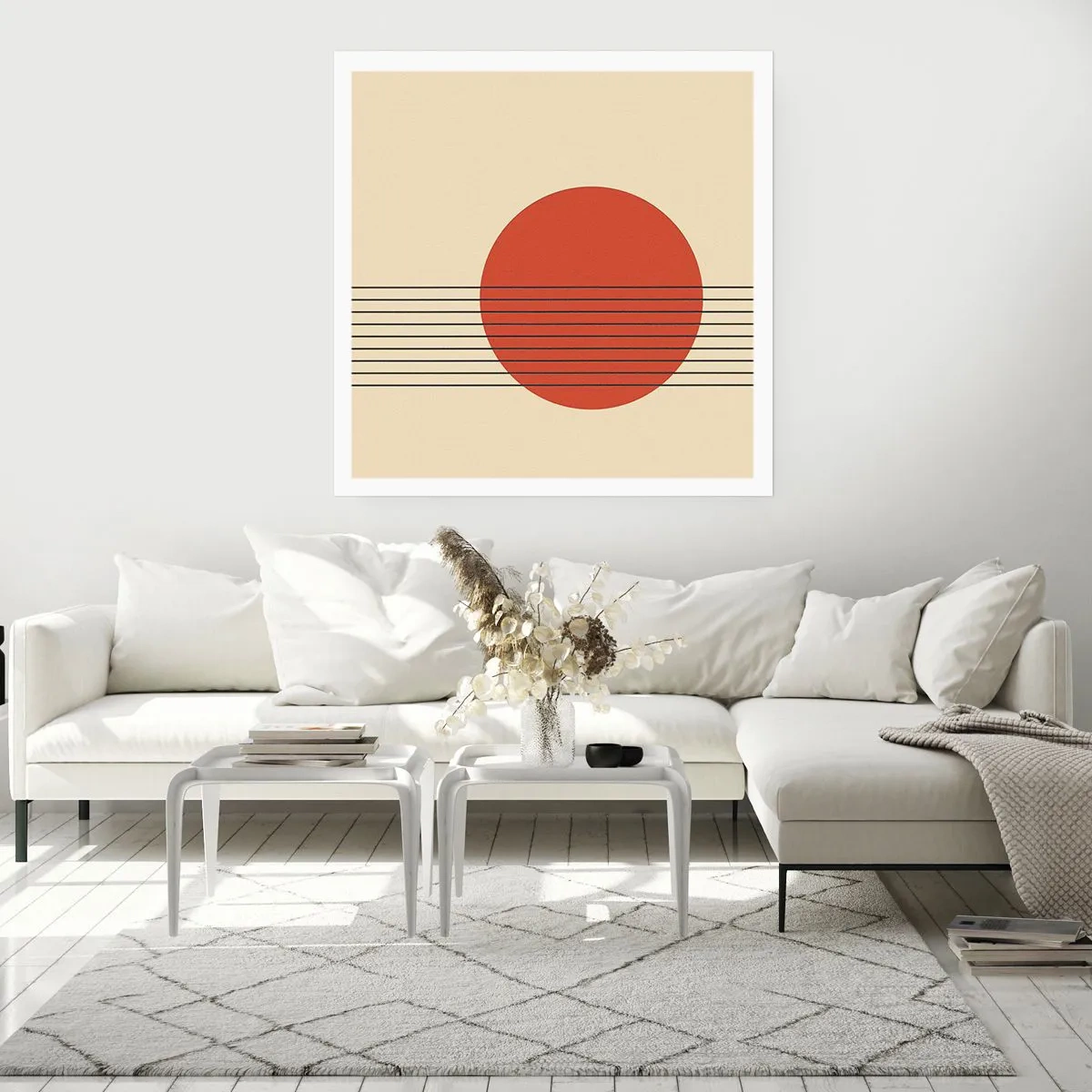 Plakat - W koło i dalej - 30x30 cm