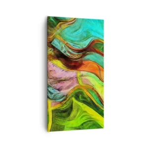 Obraz na płótnie - Ruch to życie - 55x100 cm