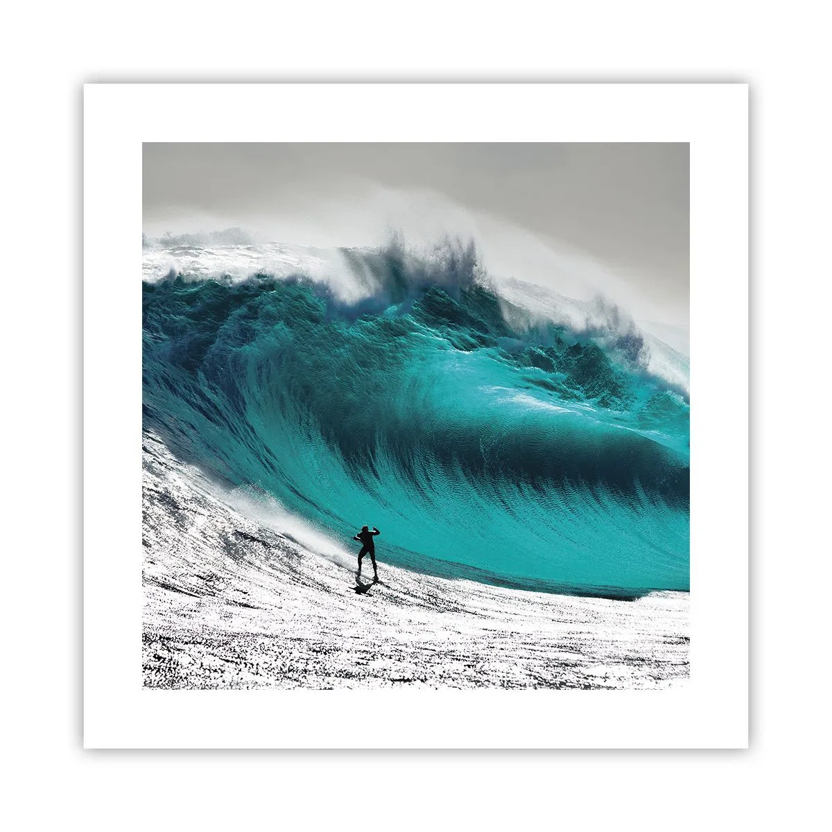 Plakat - Wyzwanie przyjęte - 40x40 cm