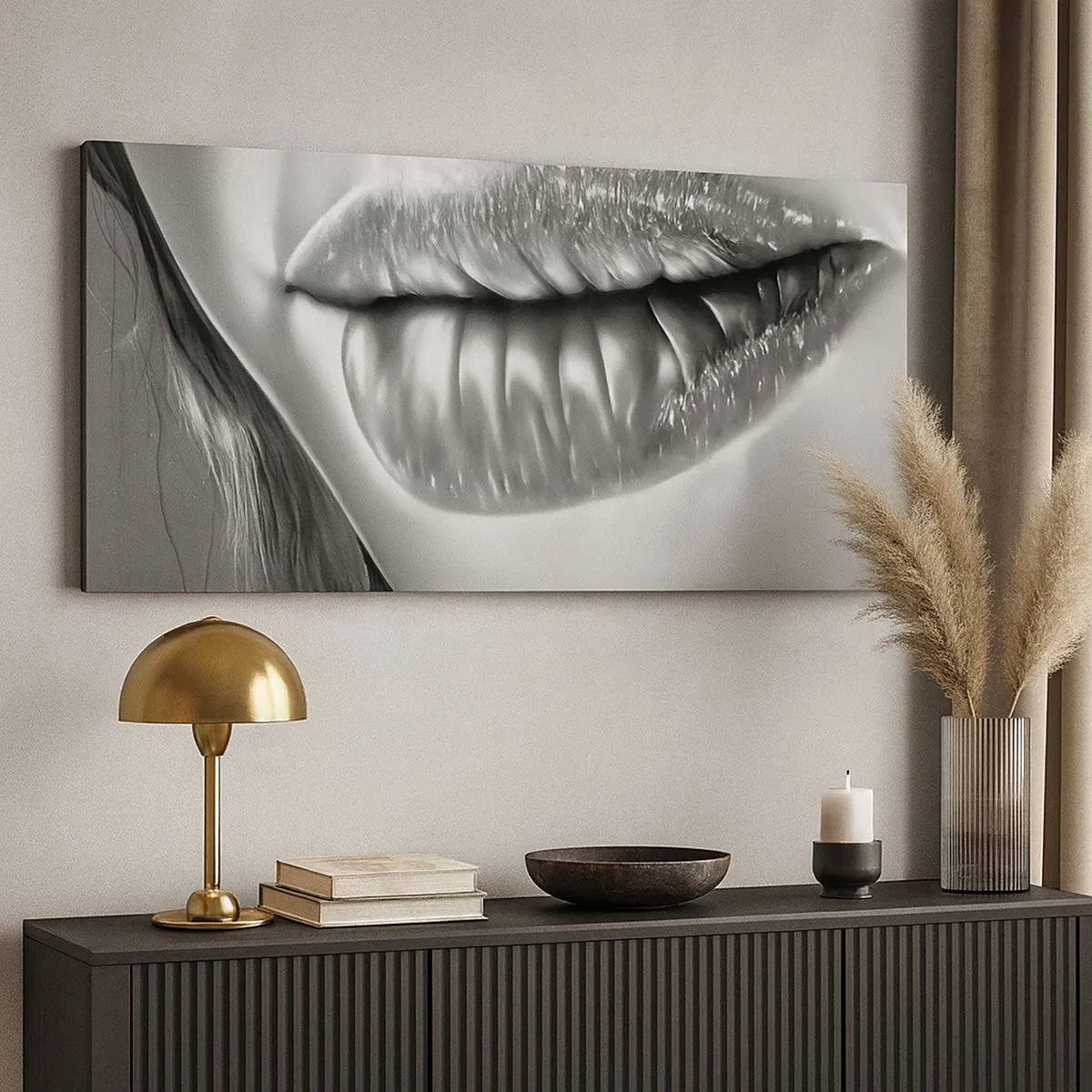 Obraz na płótnie - Wiem, o czym myślisz… - 100x40 cm