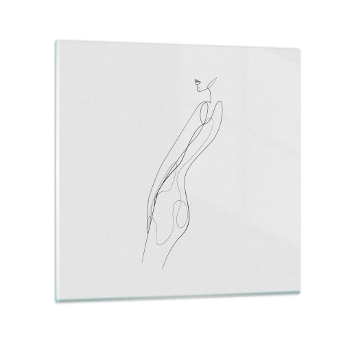 Obraz na szkle - Zaledwie obietnica - 30x30 cm