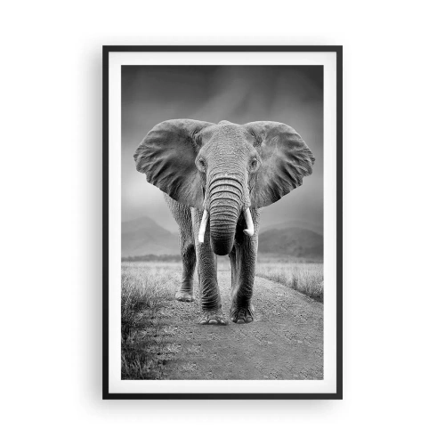 Plakat w czarnej ramie - Gospodarz wita - 61x91 cm