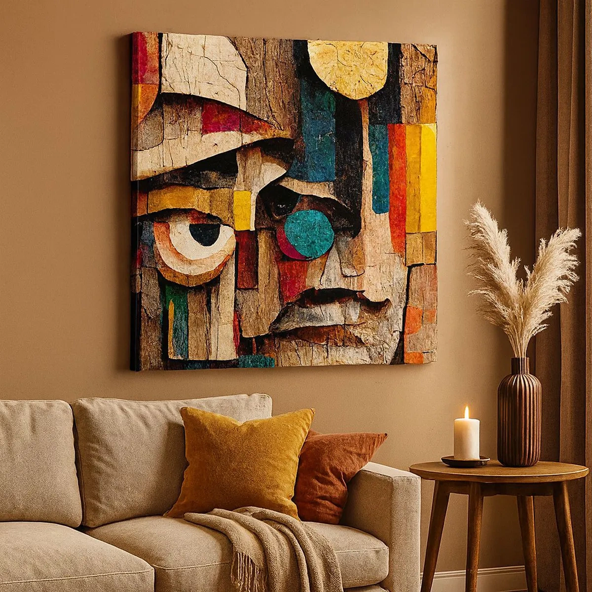 Obraz na płótnie - Widzę cię… - 30x30 cm