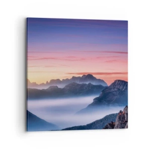 Obraz na płótnie - Nad dolinami - 70x70 cm