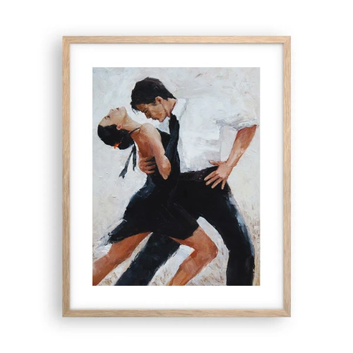 Plakat w ramie jasny dąb - Tango mych marzeń i snów - 40x50 cm