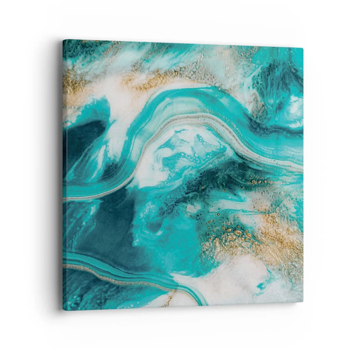 Obraz na płótnie - Rzeka złota - 40x40 cm