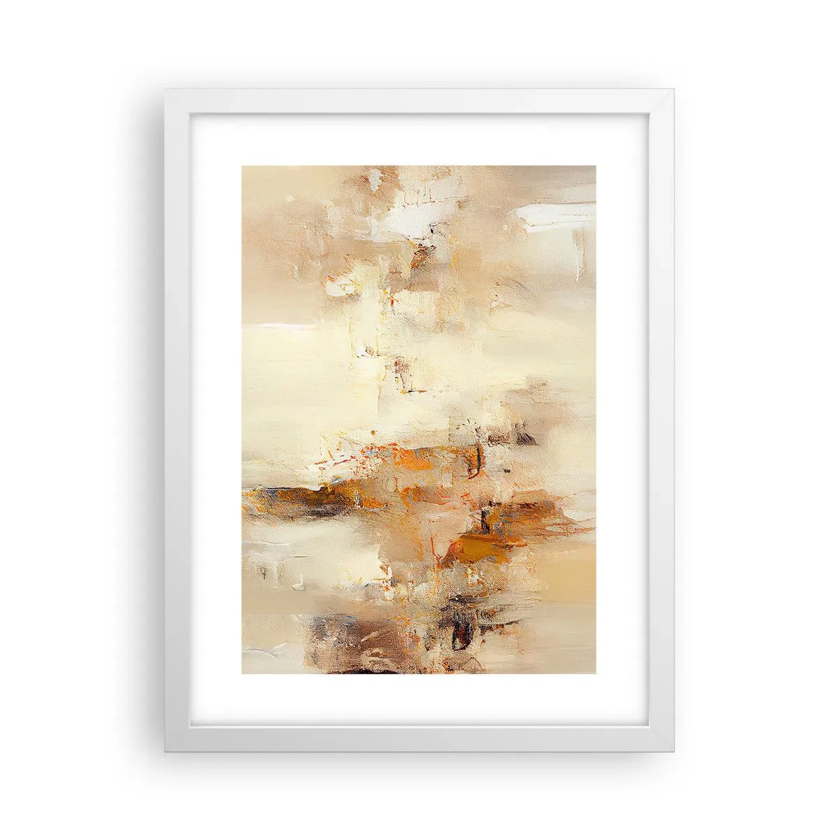 Plakat w białej ramie - Dusza bursztynu - 30x40 cm